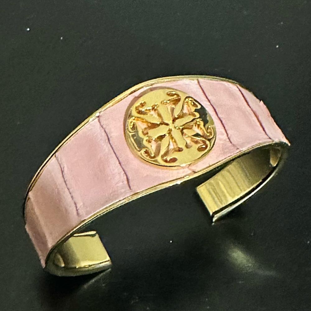 Rustic Cuff Pink Python - image 1
